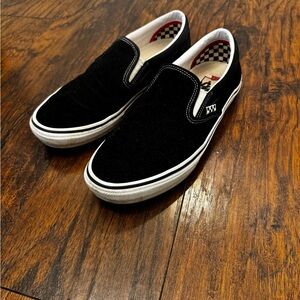 Vans Black Slip-On Men's Shoes - 12